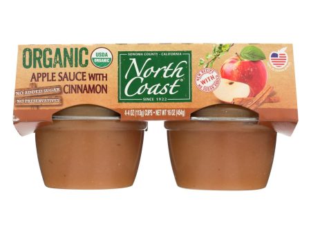 North Coast Organic Apple Sauce - Case Of 12 - 4 4 Oz Cheap