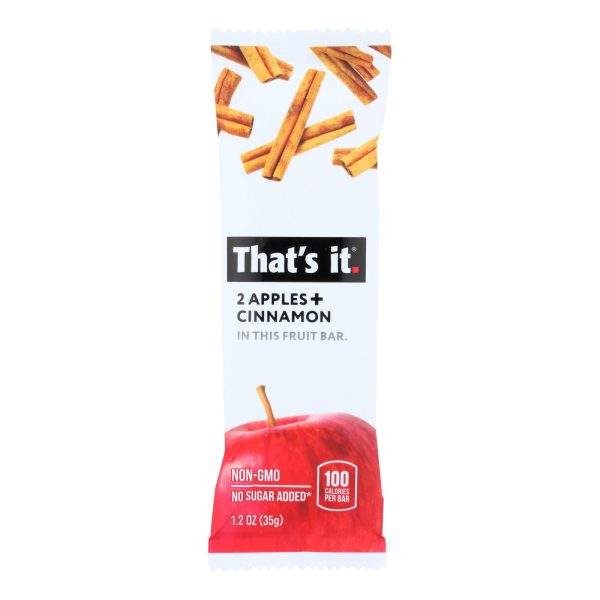 That s It Fruit Bar Zesty - Apple Cinnamon - Case Of 12 - 1.2 Oz. For Cheap