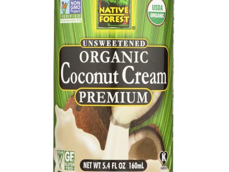 Native Forest Organic Cream Premium - Coconut - Case Of 12 - 5.4 Fl Oz. For Cheap