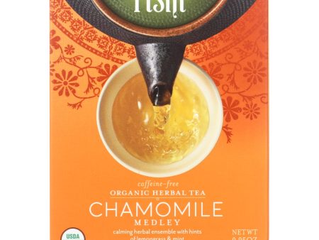 Rishi Herbal Blend - Chamomile Medley - Case Of 6 - 15 Bags For Sale