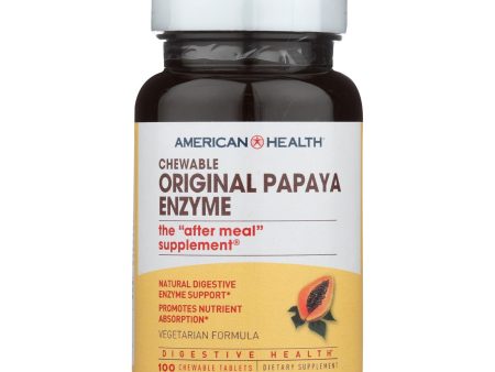 American Health - Original Papaya Enzyme - 100 Tablets Online now