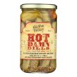 Yee-haw Pickle Dills Pickle - Hot Damn - Case Of 6 - 24 Oz. Supply