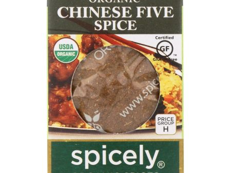 Spicely Organics - Organic Chinese 5 Spice Seasoning - Case Of 6 - 0.4 Oz. Online