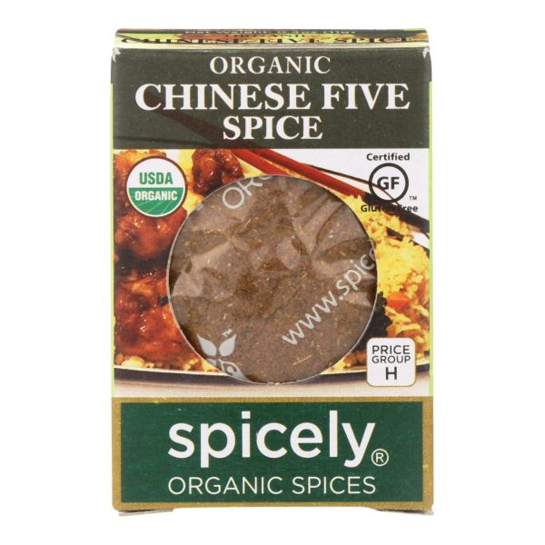 Spicely Organics - Organic Chinese 5 Spice Seasoning - Case Of 6 - 0.4 Oz. Online