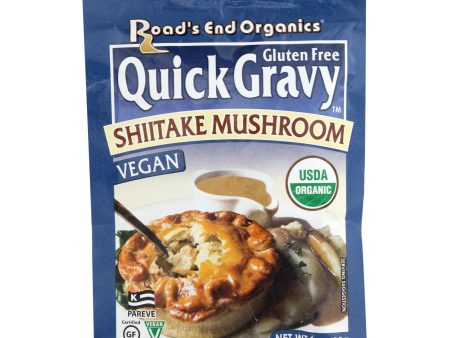 Road s End Organics Gravy Mix - Organic - Shiitake Mushroom - 1 Oz - Case Of 12 Sale