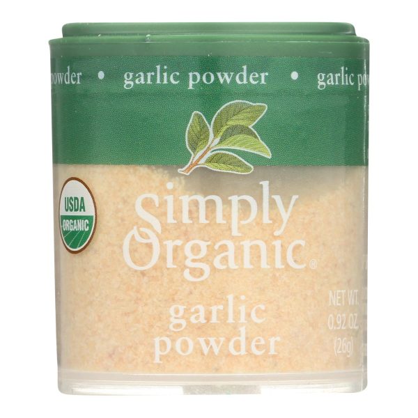 Simply Organic Garlic - Organic - Powder - .92 Oz - Case Of 6 For Cheap