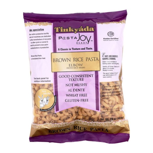 Tinkyada Brown Rice Elbows - Case Of 12 - 16 Oz Hot on Sale