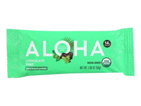 Aloha - Plt Protein Bar Chocolate Mint - Case Of 12-1.98 Oz Online