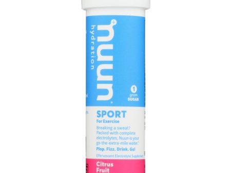 Nuun Hydration Nuun Active - Citrus Fruit - Case Of 8 - 10 Tablets Fashion