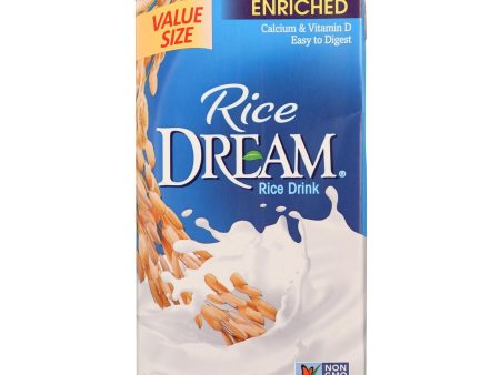 Rice Dream Original Rice Drink - Enriched Vanilla - Case Of 8 - 64 Fl Oz. on Sale