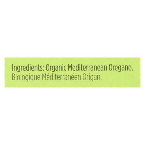 Spicely Organics - Organic Oregano - Case Of 6 - 0.15 Oz. on Sale