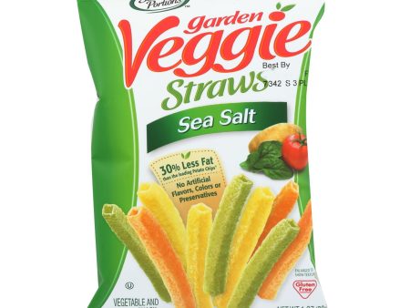 Sensible Portions Garden Veggie Straws - Sea Salt - Case Of 24 - 1 Oz. For Cheap