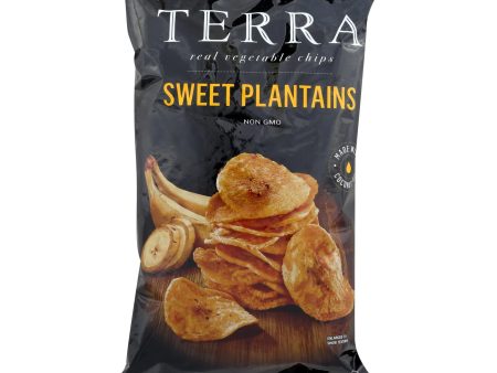 Terra Chips Veggie Chips - Sweet Plantains - Case Of 12 - 5 Oz Online now