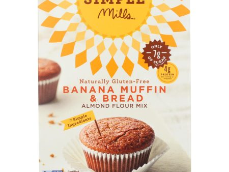 Simple Mills Almond Flour Banana Muffin And Bread Mix - Case Of 6 - 9 Oz. on Sale