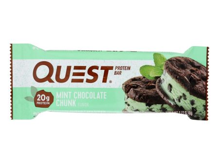 Quest Bar - Mint Chocolate Chunk - 2.12 Oz - Case Of 12 For Discount