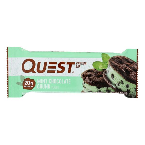 Quest Bar - Mint Chocolate Chunk - 2.12 Oz - Case Of 12 For Discount