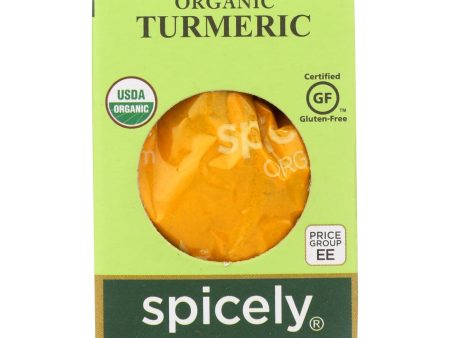 Spicely Organics - Organic Turmeric - Case Of 6 - 0.45 Oz. Online Hot Sale