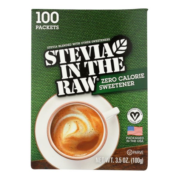 Stevia In The Raw Sweetener - Packets - Case Of 12 - 100 Count For Discount