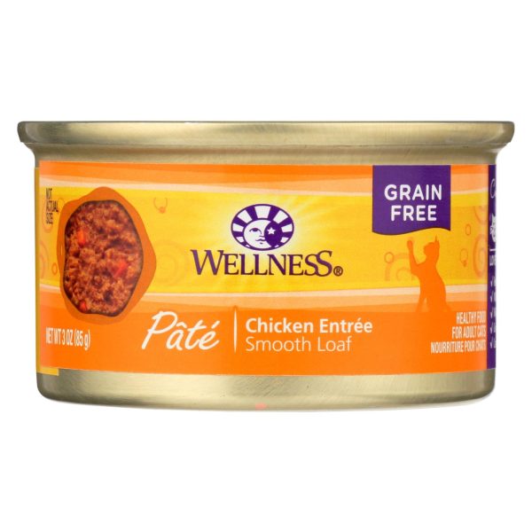 Wellness Pet Products Cat Food - Chicken Recipe - Case Of 24 - 3 Oz. Cheap