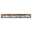 Spicely Organics - Organic Dill Seed - Case Of 3 - 1.1 Oz. For Cheap