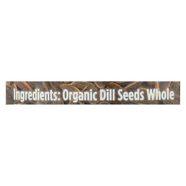 Spicely Organics - Organic Dill Seed - Case Of 3 - 1.1 Oz. For Cheap