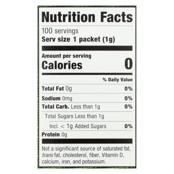 Stevia In The Raw Sweetener - Packets - Case Of 12 - 100 Count For Discount