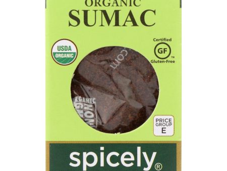 Spicely Organics - Organic Sumac - Case Of 6 - 0.45 Oz. Sale