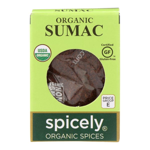 Spicely Organics - Organic Sumac - Case Of 6 - 0.45 Oz. Sale