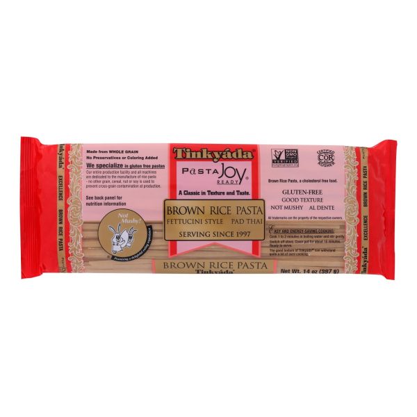 Tinkyada Brown Rice Pasta - Fettuccini - Case Of 12 - 14 Oz For Sale