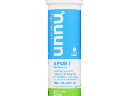 Nuun Hydration Nuun Active - Lemon And Lime - Case Of 8 - 10 Tablets on Sale