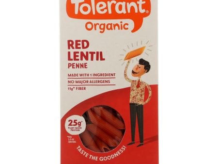 Tolerant Organic Pasta - Red Lentil Penne - Case Of 6 - 8 Oz. Fashion