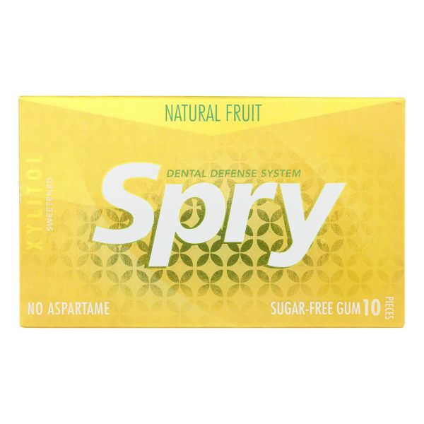 Spry Xylitol Gums - Fresh Fruit - Case Of 20 - 10 Count Hot on Sale