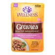 Wellness Pet Products Cat Food - Gravies With Bits Of Tuna And Mackerel Smothered In Gravy - Case Of 24 - 3 Oz. For Cheap