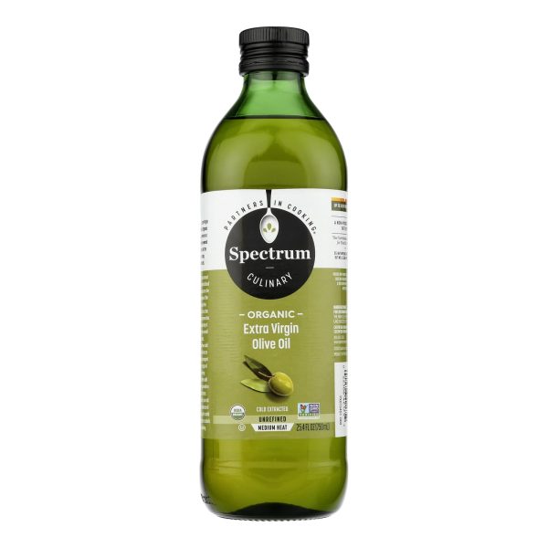 Spectrum Naturals Organic Unrefined Extra Virgin Olive Oil - Case Of 6 - 25.4 Fl Oz. Discount