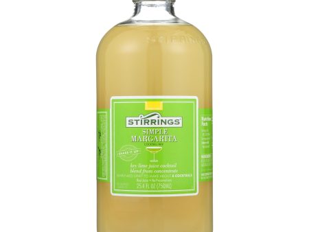 Stirrings Cocktail Mixer - Margarita - Case Of 6 - 750 Ml Fashion