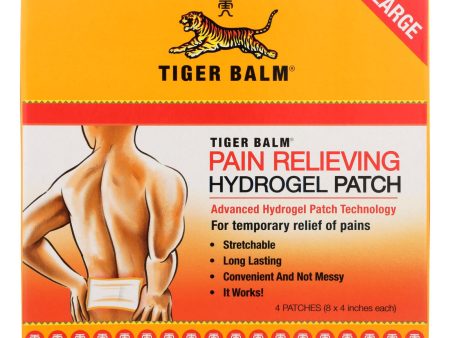 Tiger Balm Pain Relieving Large Patches - Case Of 6 - 4 Pack Online now