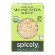 Spicely Organics - Organic Sesame Seed - White - Case Of 6 - 0.45 Oz. For Discount