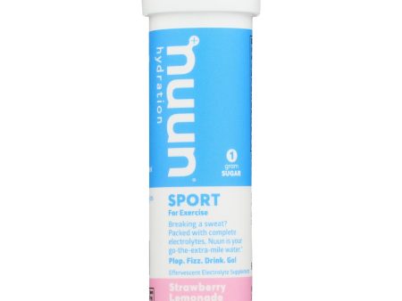 Nuun Hydration Nuun Active - Strawberry Lemonade - Case Of 8 - 10 Tablets Hot on Sale