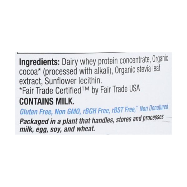 Tera s Whey Protein - Rbgh Free - Fair Trade Dark Chocolate - 12 Oz Sale