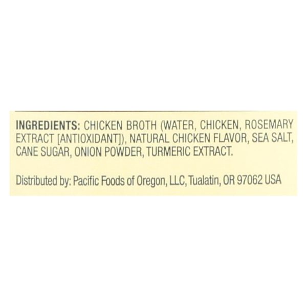 Pacific Natural Foods Chicken Broth - Free Range - Case Of 12 - 32 Fl Oz. Fashion