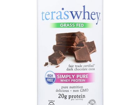 Tera s Whey Protein - Rbgh Free - Fair Trade Dark Chocolate - 12 Oz Sale