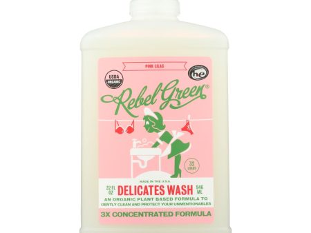 Rebel Green - Laundry Detergent Delicates Wash - Pink Lilac - Case Of 4 - 32 Fl Oz. Online