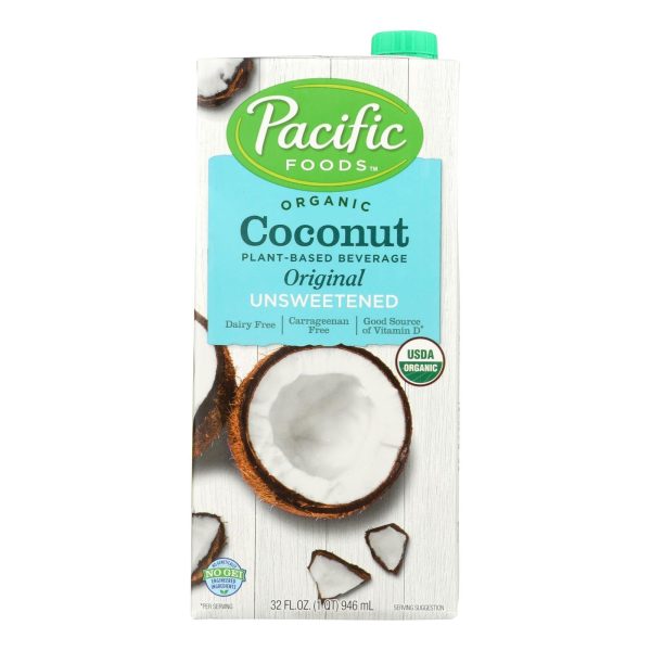 Pacific Natural Foods Coconut Original - Unsweetened - Case Of 12 - 32 Fl Oz. Fashion