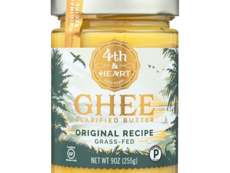 4th And Heart - Ghee Butter - Original - Case Of 6 - 9 Oz. Hot on Sale