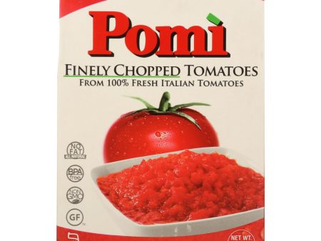 Pomi Tomatoes Chopped Tomatoes - Finely - Case Of 12 - 26.46 Oz. Discount