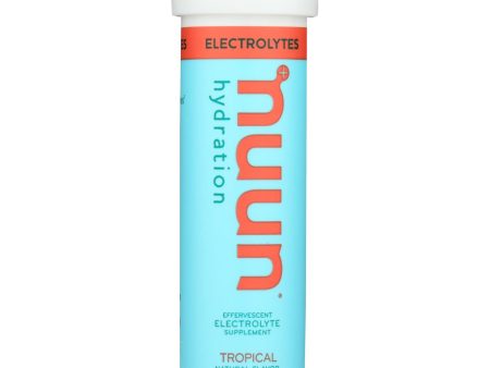 Nuun Hydration Drink Tab - Active - Tropical - 10 Tablets - Case Of 8 Online now