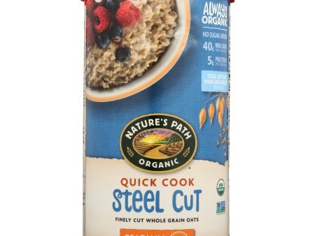 Nature s Path Oats - Organic - Steel Cut - Quick - Case Of 6 - 24 Oz on Sale