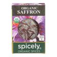 Spicely Organics - Organic Saffron - Case Of 6 - 0.007 Oz. Hot on Sale