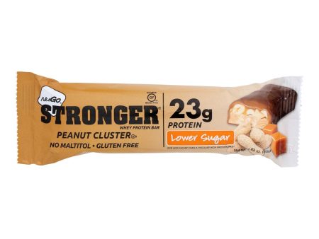 Nugo Nutrition Bar - Stronger Peanut Cluster - 2.82 Oz - Case Of 12 Online