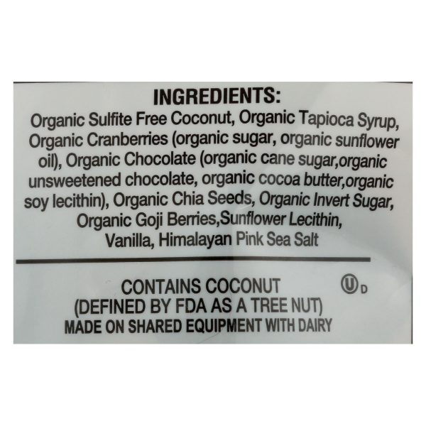 Jennies Coconut Bites - Organic - Cranberry Goji - Case Of 6 - 5.25 Oz Online